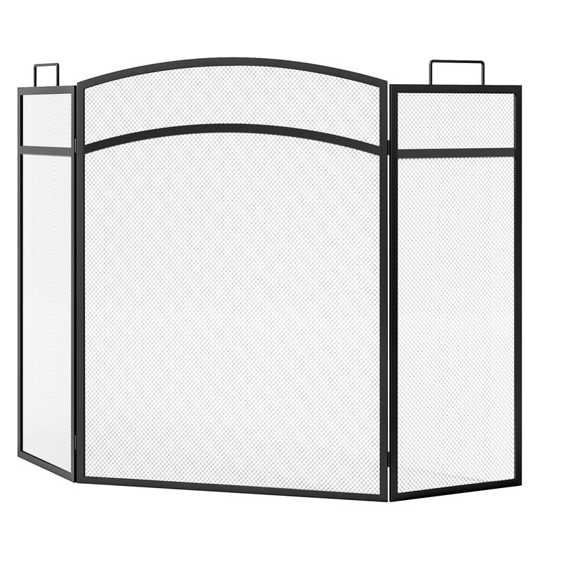 Calidola 3 Panel Fireplace Screen 48" W x 29" H