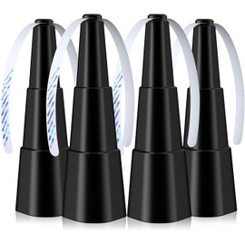 Grete Gotye 4 Pack Food Fans for Tables, Indoor Outdoor Food Fan, Portable Battery Powered Fan for Home Restaurant Party Picnic Patio (Black)