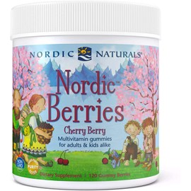 Nordic Naturals Cherry Multivitamin Gummy - Chewable Vitamin For Children And Adults Provides Essential Vitamins And Nutrients For Immune System, Bone Health, Development & Overall Health, 120 Count
