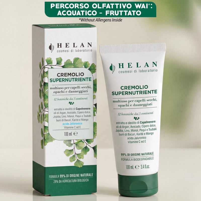Helan Capelvenere - Cremolio Supernutriente Multiuso per Capelli Secchi Opachi