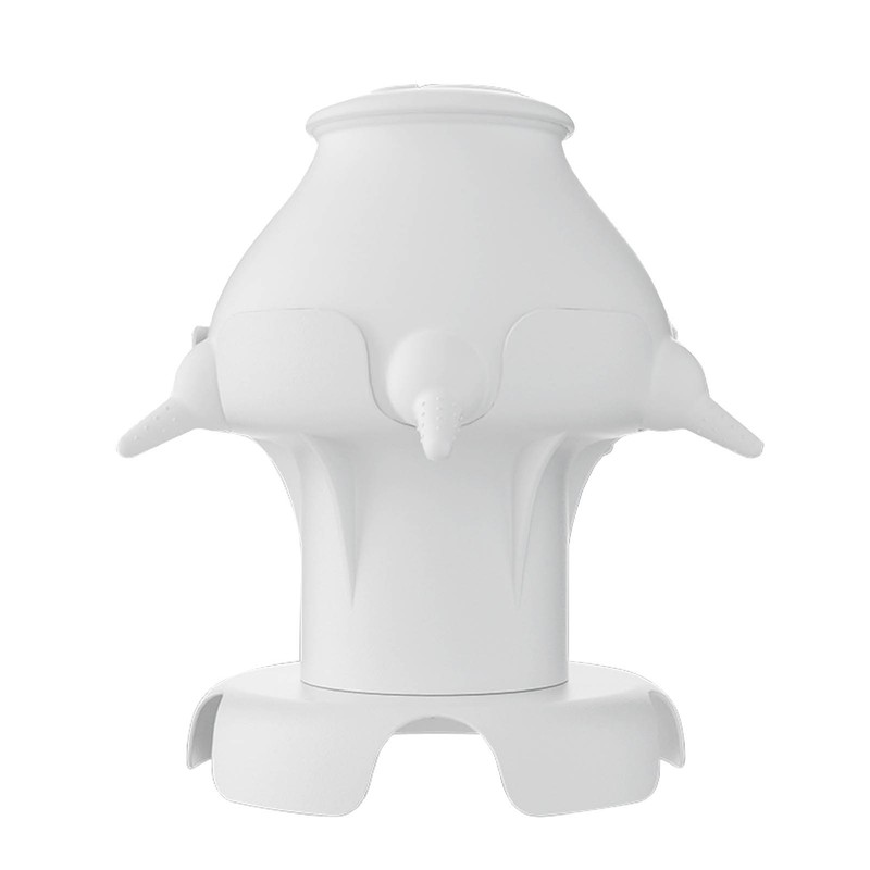 Pet Milk Feeder 4 Soft Silicone Nipples Raised Base Puppy