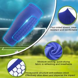 ZAHRVIA Children's Football Shin Pads, Breathable & Non-Slip Shin Pads, Football Men, Integrated Shin Pads for Children
