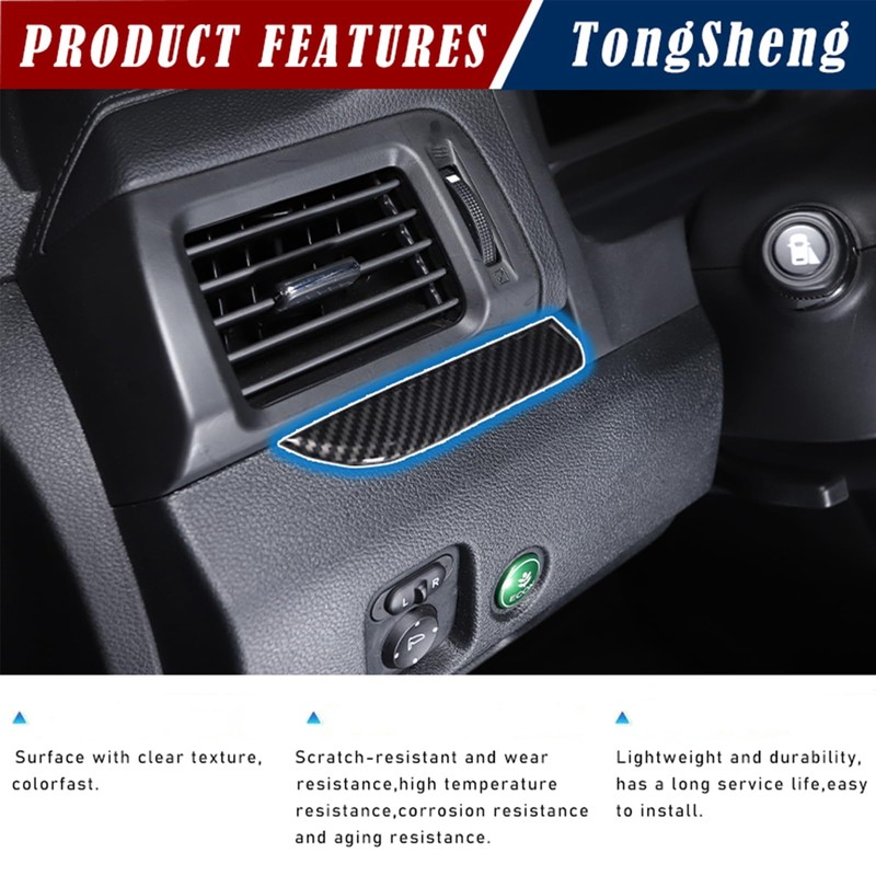 Car ABS Inner Central Console Dashboard Decoration Panel Fit For
