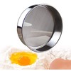 HNJZX Stainless Steel Back Grater Flour Sifter Sugar Powder Sieve