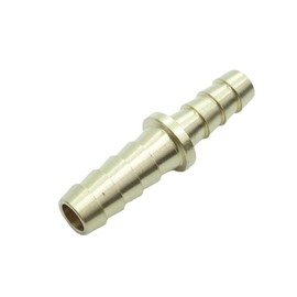 CDQBWKJGFJ 2 Pcs Brass Hose Barb Reducer Fitting,5/16" to 1/4" Barb Hose ID, Reducing Hose Barb Splicer Tubing Hose Adapter/Coupler,for Water/Fuel/Air