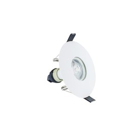 Integral Evofire Fire Rated GU10 Downlight Matt White 70-100mm Hole Size