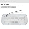 RV Interior LED Dome Lamp Oval Shape Warm White Light