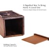 Waterfall Wood Keepsake, Small Tribute Urn, Mini Ash Holder, Decorative