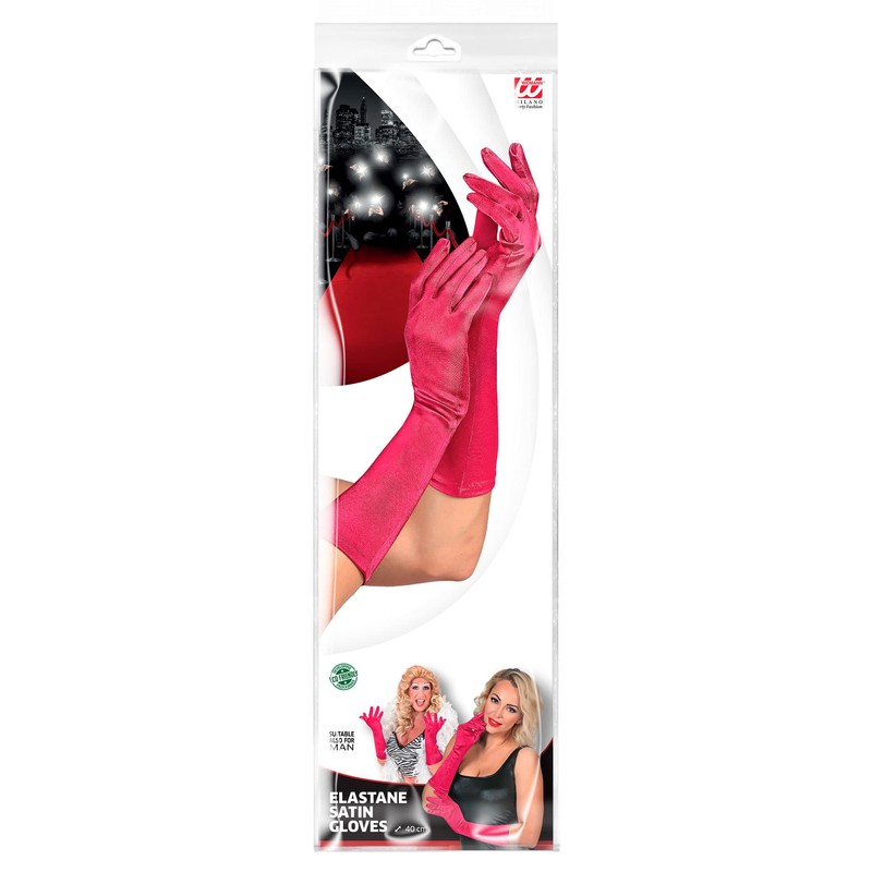 W WIDMANN MILANO Party Fashion - Satin Gloves with Elastane