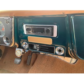 67-72 CHEVY TRUCK BILLET MODERN RADIO BEZEL SINGLE DIN