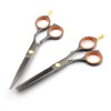 Minkissy Hair Cutting Scissors Teeth Hair Styling Tools Stainless Steel