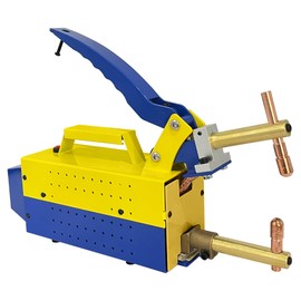 Professional Portable Electric Spot Welder Machine with Replaceable Welding Electrode Arms 1/8" Electric Single Phase Handheld Welding Tip Gun Handle Weld Metal Sheet Spot Welding Machine(110, Volts)