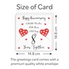 Hunts England - 8th Wedding Anniversary Card - 8 Years