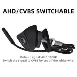 Triplinger Car Front View Camera Vehicle Logo Embedded Camera for Toyota Prado Highlander Land Cruis 4Runner Fortuner Camry Corolla Yaris REIZ Waterproof IP67 Wide Degree AHD 1080P/CCD 720P (Middle)