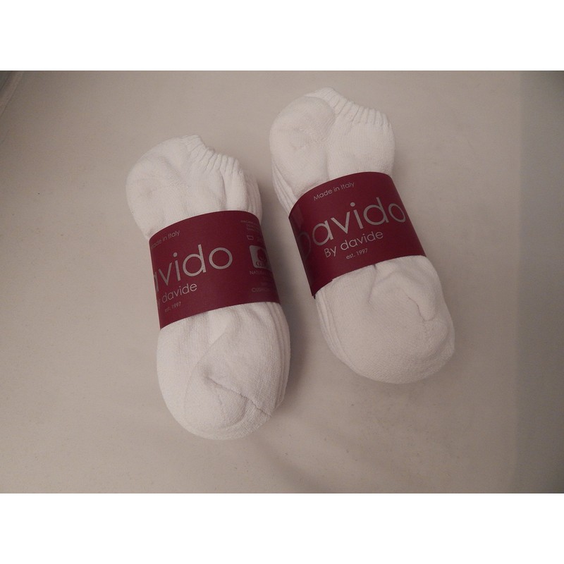 davido Women socks ankle low cut 100% cotton 8 pairs