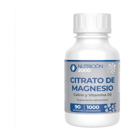 Citrato De Magnesio - 90 Cápsulas 1000 Mg - Nutrición 2000
