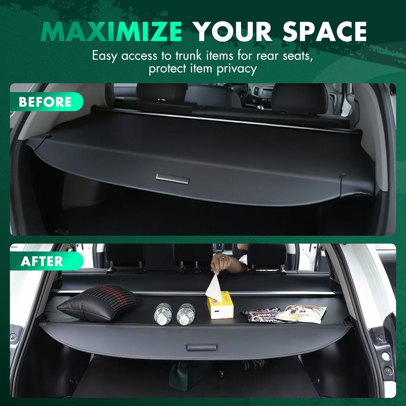SCITOO Cargo Cover 2020-2023 Fit for GMC Acadia 2.0L Upgraded