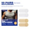 50 Pairs Men's Sports Nipple Cover, Hide Nipple Cover, Nipple