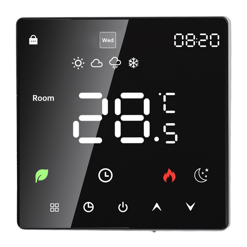 3A Digital Thermostat with LCD Display Smart Programmable Thermostat with