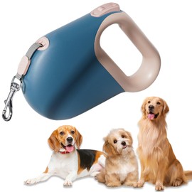 Oiuyamn Retractable Leash, 16ft Long, Non-Slip Soft Rubber Handle, One-Touch Braking and Locking, Pet Automatic Retractable Leash, Suitable of Enough Leash
