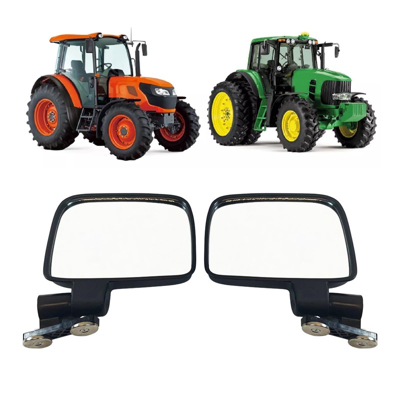 TOPAZ Universal Strong Magnetic Tractor Mirror Rear View Side Mirrors