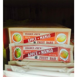 Trader Joe's Gluten Free Apple + Mango Fruit Bars (Pack of 12)