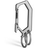 TISUR Titanium Key Ring Clip, Carabiner Keychain Spring Snap Hook