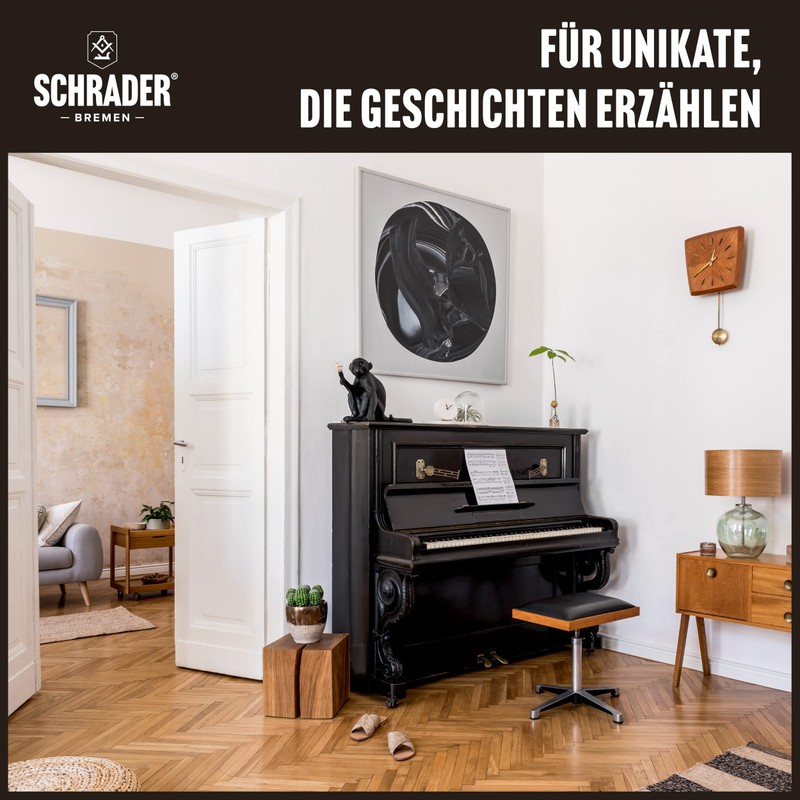 Schrader Premium Baumwolltuch - Poliertuch für alle Oberflächen, Möbel, Kleidung,