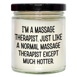 Massage Therapist Favorites Hotter Than a Session Gift for Massage Enthusiasts on Valentine's Day, Vanilla Soy Candle, 9oz, Ideal Gifts from Sweetheart to Sweetheart or Husband