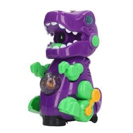 Dinosaur Bubble Machine Electric Universal Light Sound Automatic Bubble Dinosaur Toy for Kids