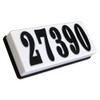 Qualarc SRP-AB01-BLK Serrano Low Voltage Plastic Rectangular Lighted Address Plaque