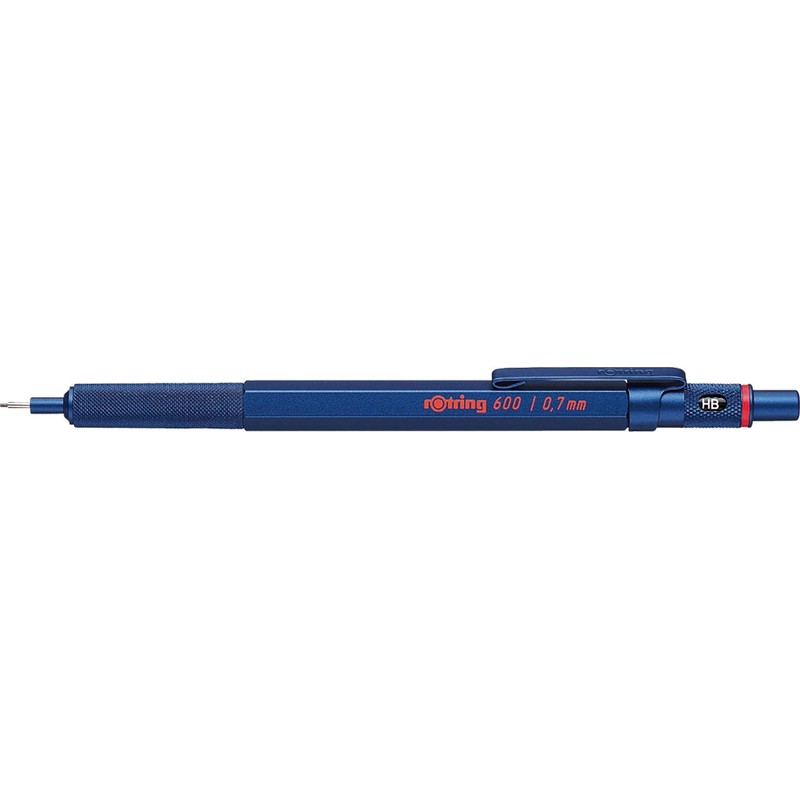 Rotring 600 Iron Blue Mechanical Pencil 0.7mm 2119974 rOtring Mechanical