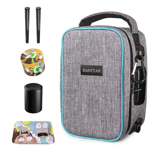 DANTTAN Smell Proof Bag with Combination Lock Odor Proof Stash Set Lock Box Stash Bag Travel Storage Case