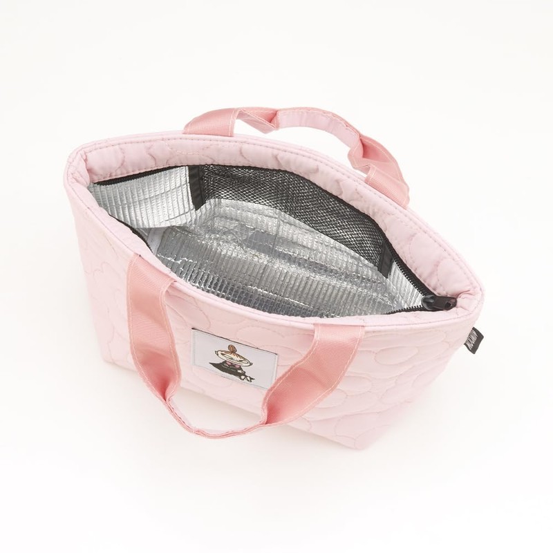 Skater KKLB2-A Quilted Fabric Insulated Lunch Bag, 11.8 x 4.7