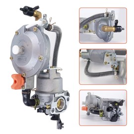 GAYERI Carburetor Dual Fuel Conversion Kit For Honda GX160 GX200 168F 170F 2KW-3KW 6.5HP 7.5HP Generator Engine LPG/CNG Gasoline Carb Assembly
