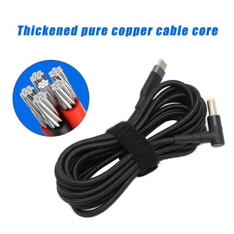 JORINDO Laptop Power Cord PD EMARK Chip 5A 100W Portable