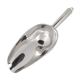 Stainless Steel Flour Scoop,1pc Stainless Steel Ice Scoop Multifunctional Coffee Scoop Coffee Beans for Wedding Party Bar Kitchen Bath(38oz)