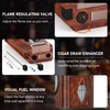 Tesonway Cigar Torch Lighter, 4 Jet Flame Cigar Lighter with