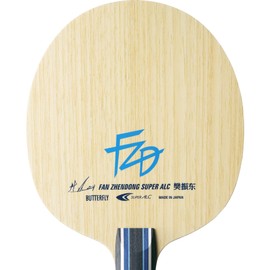 Butterfly 37244 Table Tennis Racket, Super ALC-ST Attack Shake, Blade Size: 6.2 x 5.9 inches (157 x 150 mm), Regular