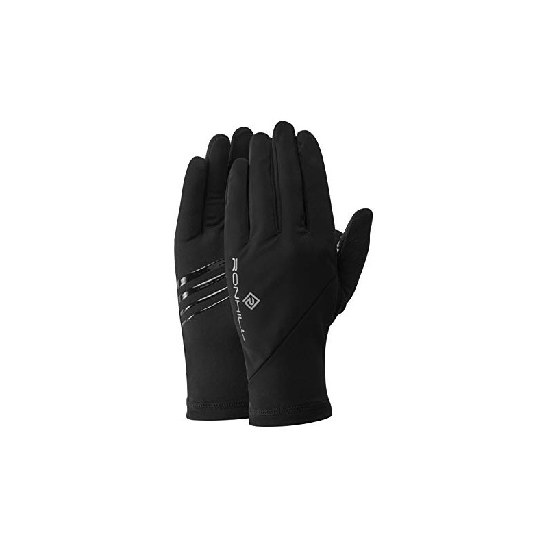 RONHILL Running, Wind-Block Glove, All Black, L