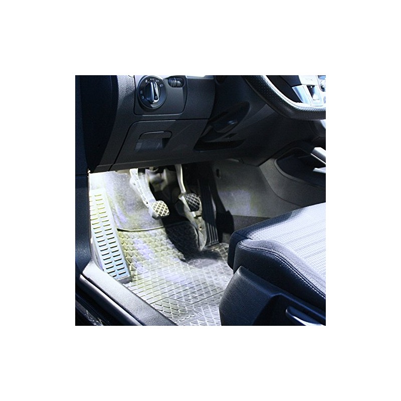 2 x LED Module Footwell Lighting - White, Blue, Purple,