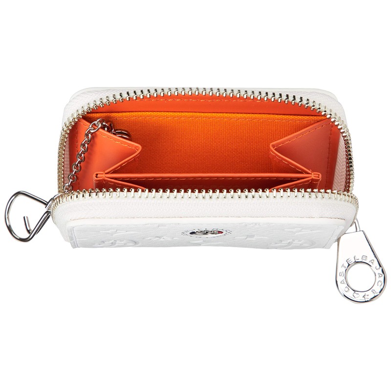 Castelbajac 61611 Coin Purse, Marcel Accessories, Round Zipper, white