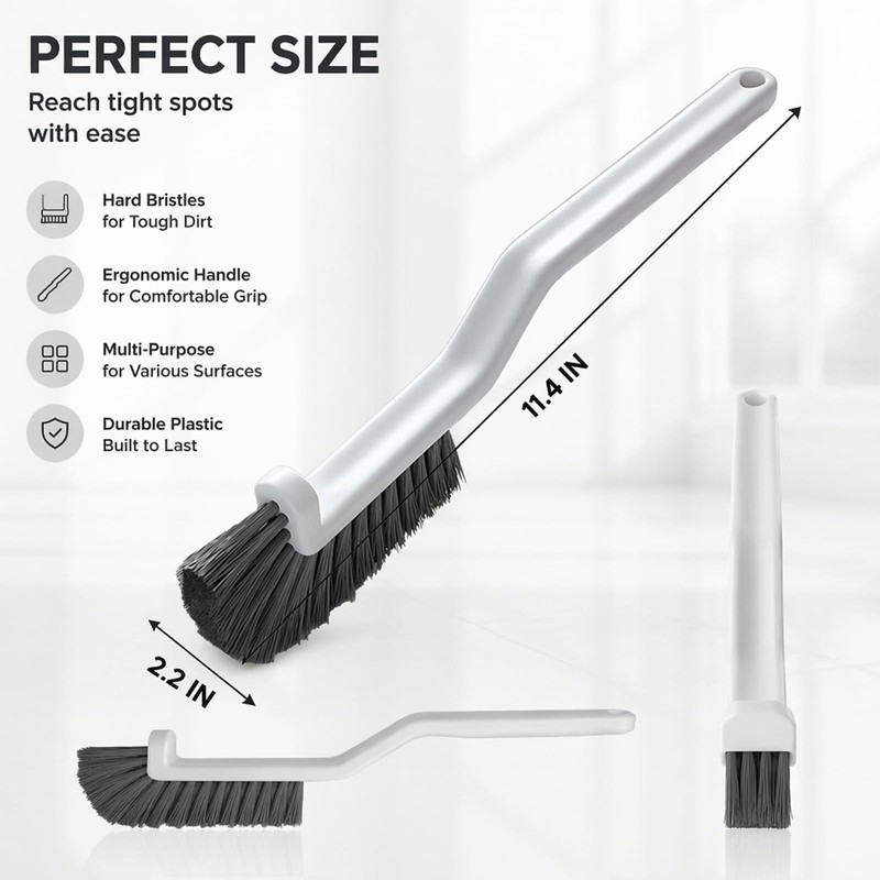 Dusting Kit - Washable Duster - Crevice Cleaning Brush -