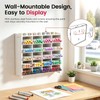 SANFURNEY Marker Organizer, 20 Compartments Vertical Pen Storage