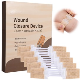 Wound Closure Strips Emergency Laceration Closures 5Pcs Butterfly Stitches Sutures Bandaids Zip Stitch Without Stitches for Hiking Camping Survival Outdoor