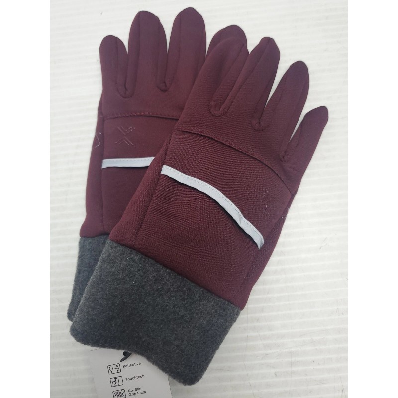 Xersion Women's Xersion Touch Tech Cold Weather Gloves Reflective Running