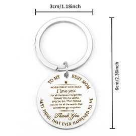 Birthday Gifts for Mom Gifts Keychain Memorial Gifts for Women Gift Mothers Day Gift New Mom Gifts Thanksgiving Gift Gifts Christmas for Mom New Years Gifts for Grandmother Gift Ideas Gifts For Wife