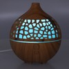 180ml Wood Grain Air Humidifier USB Charging Colorful Lights Air