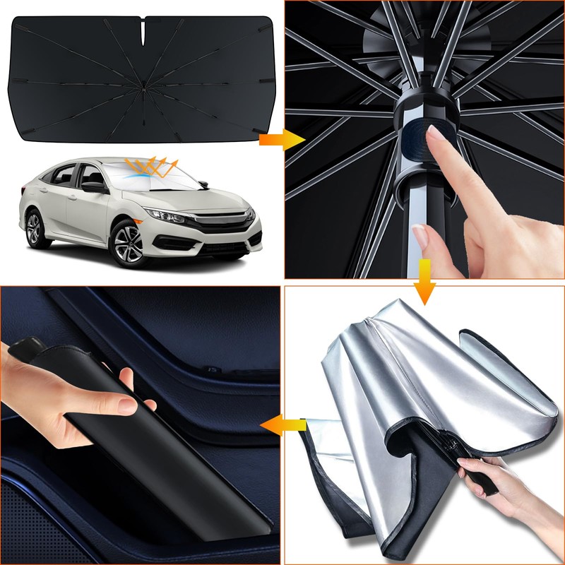D-Lumina Winshield Sun Shade Umbrella for 2016 2017 2018 2019