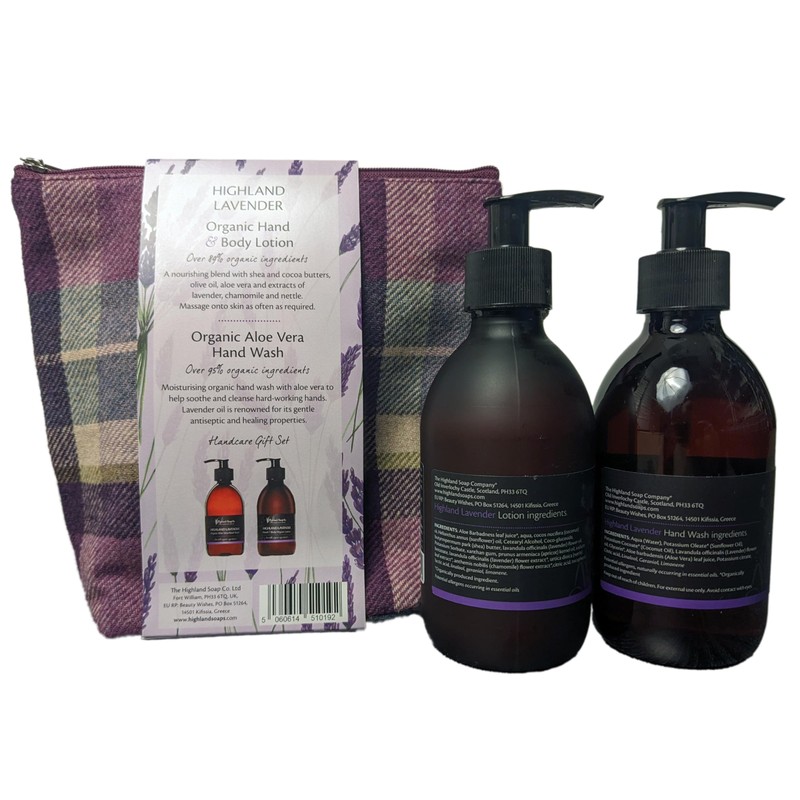 The Highland Soap Company Highland Lavender Hand Care Gift Set